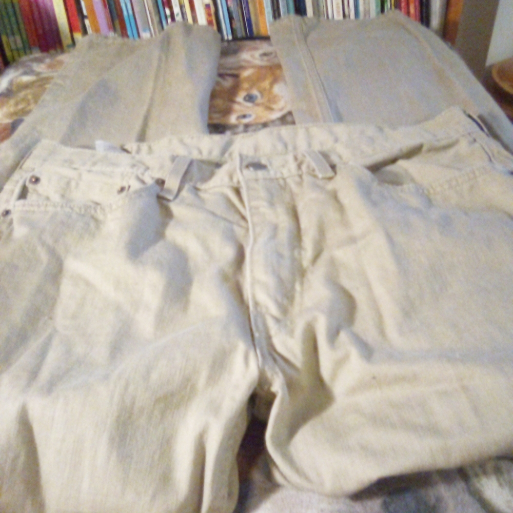 Levi's 559's Relaxed Straight Fit Tan (Khaki) Jeans Size 38X32